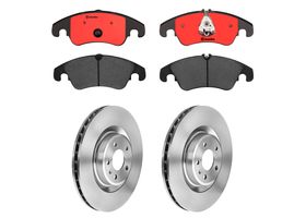 Kit De Balatas Cerámicas Y 2 Discos Ventilados Delanteros