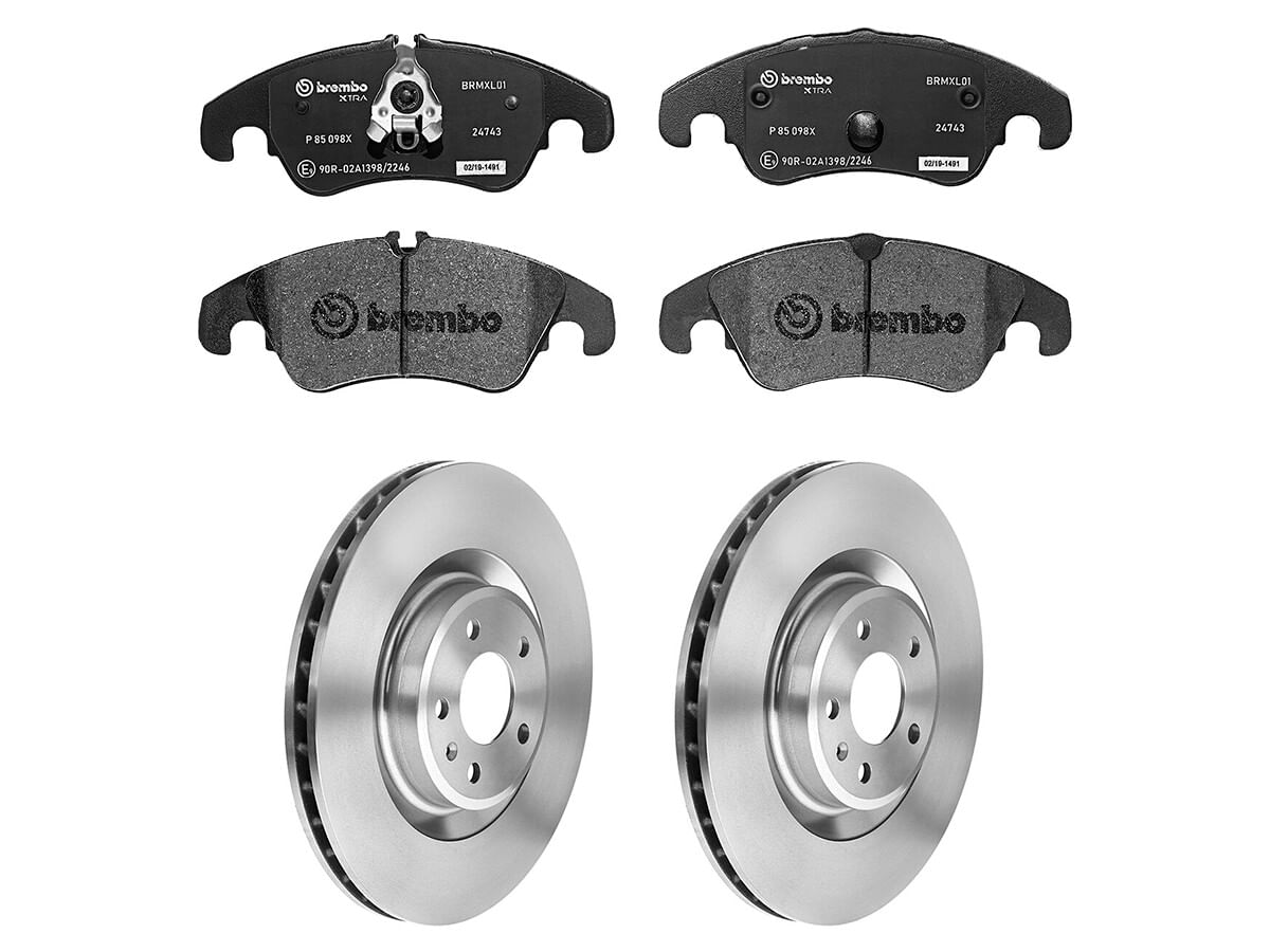Kit De Balatas SportXtra Y 2 Discos Ventilados Delanteros