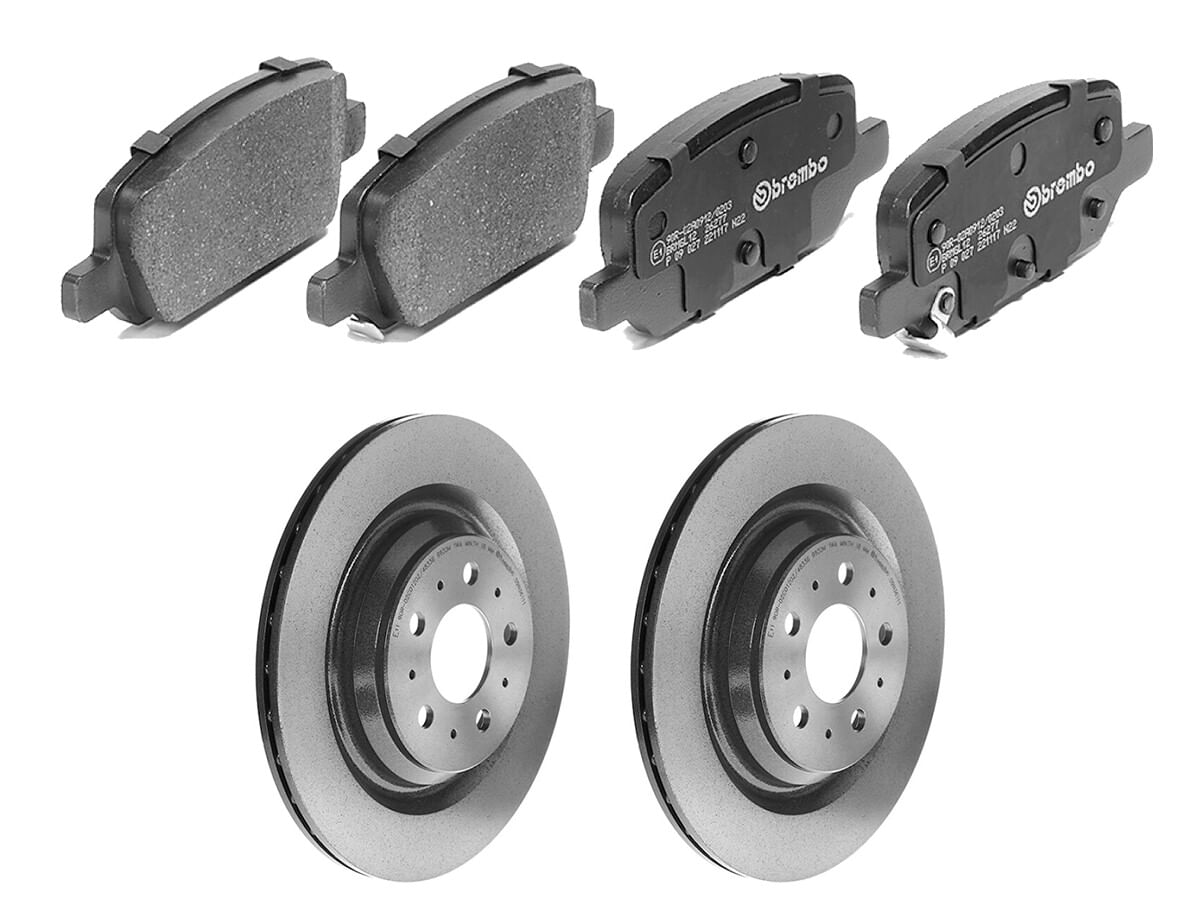 Kit De Balatas Bajos Metales Y 2 Discos Ventilados Traseros