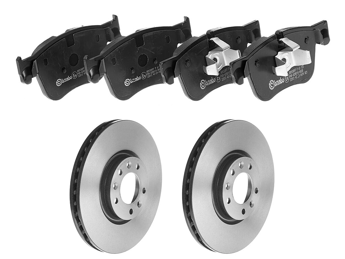 Kit De Balatas Bajos Metales Y 2 Discos Ventilados Delanteros