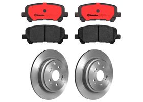 Kit De Balatas Cerámicas Y 2 Discos Sólidos Traseros