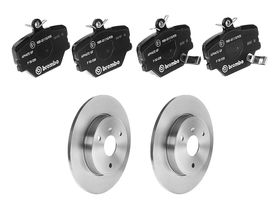 Kit De Balatas Bajos Metales Y 2 Discos Sólidos Delanteros