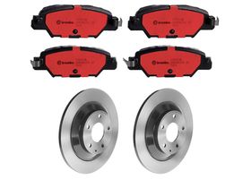 Kit De Balatas Cerámicas Y 2 Discos Sólidos Traseros