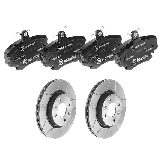 brembo-kit-de-balatas-bajos-metales-y-2-discos-ranurados-delanteros-renault-sandero-2010-2013-sandero-0