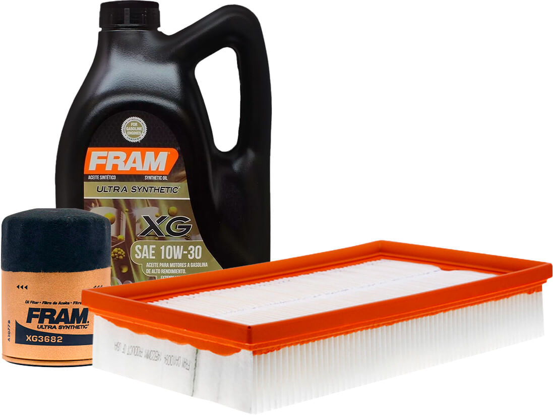 Kit De Aceite Sintético 10W30 Y 2 Filtros (3 Piezas)