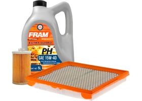 Kit De Aceite Mineral 15W40 Y 2 Filtros (3 Piezas)