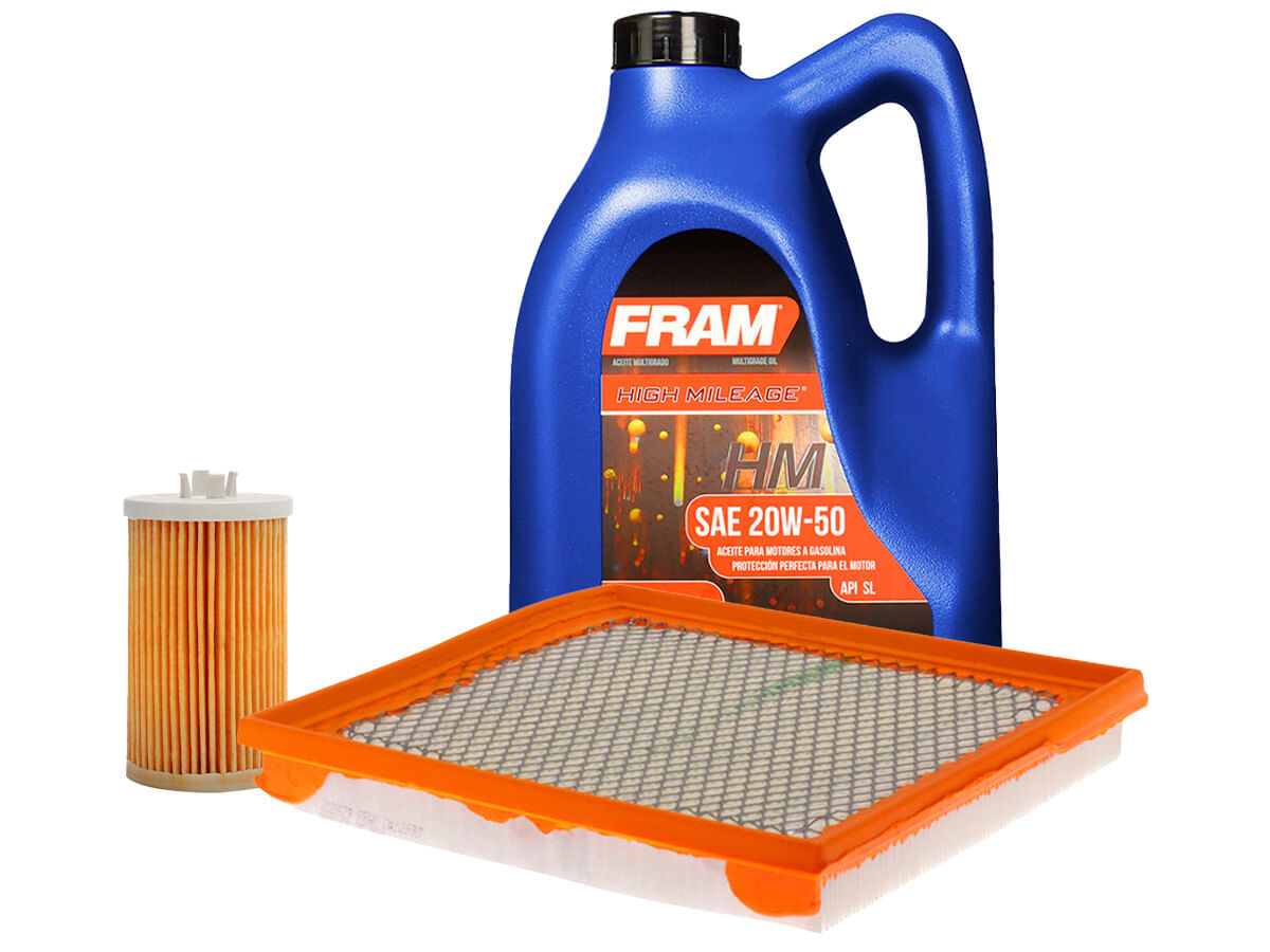 Kit De Aceite Mineral 20W50 Y 2 Filtros (3 Piezas)
