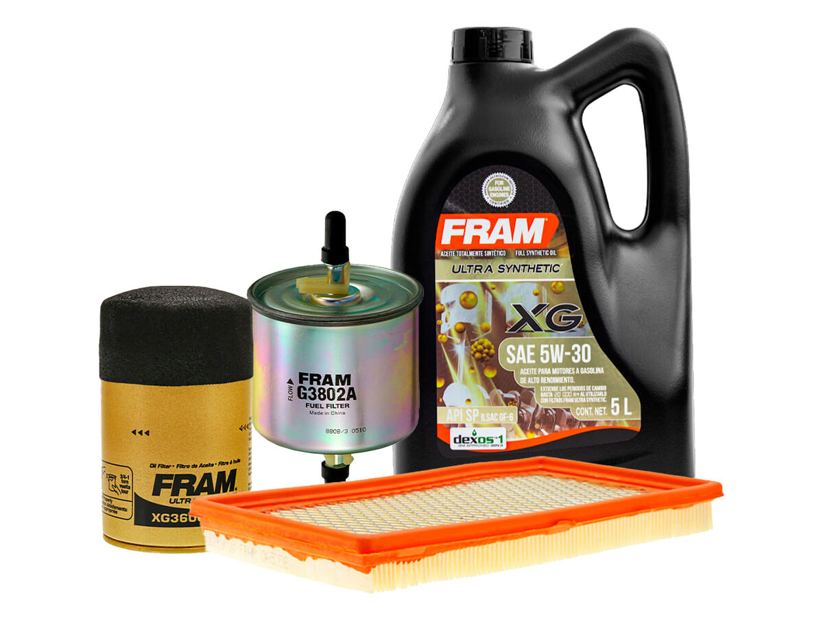 Kit De Aceite Sintético 5W30 Y 3 Filtros (4 Piezas)