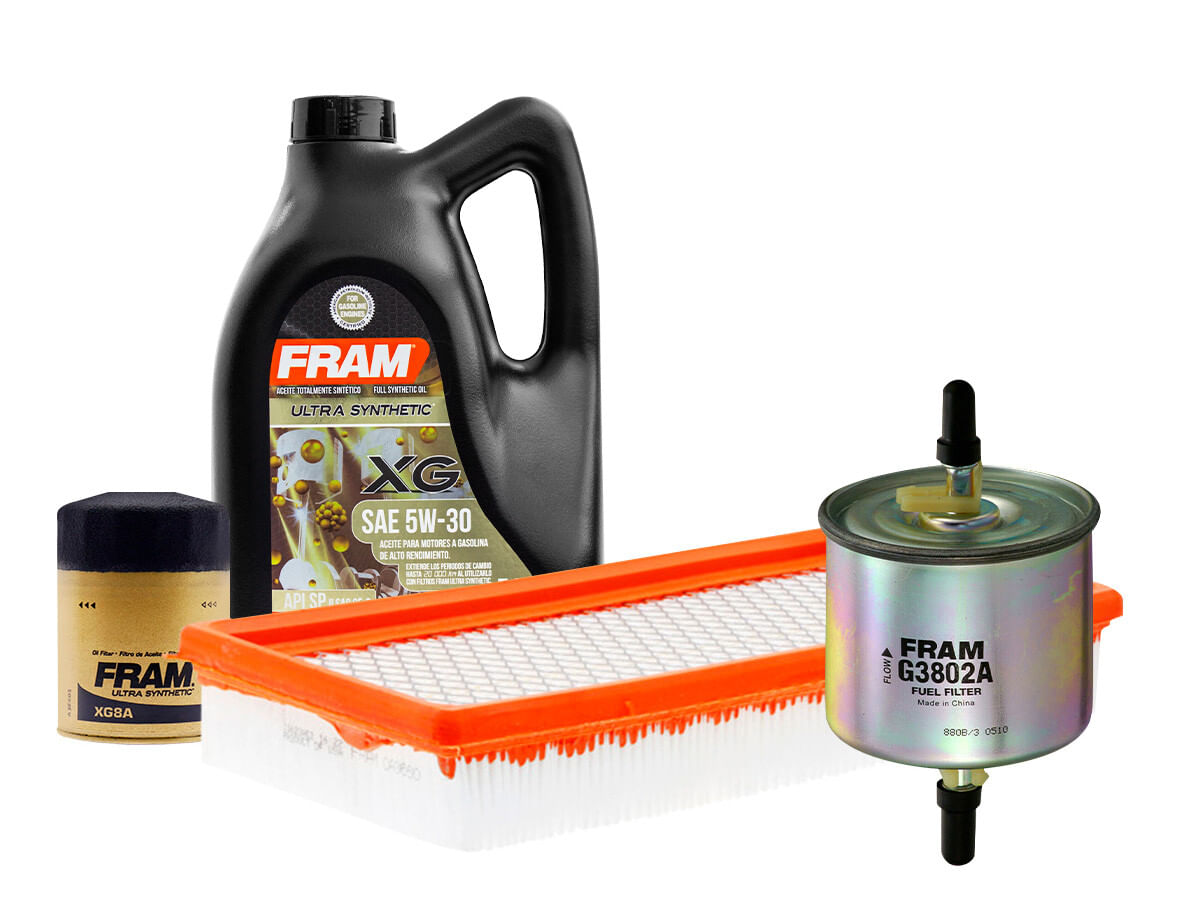 Kit De Aceite Sintético 5W30 Y 3 Filtros (4 Piezas)