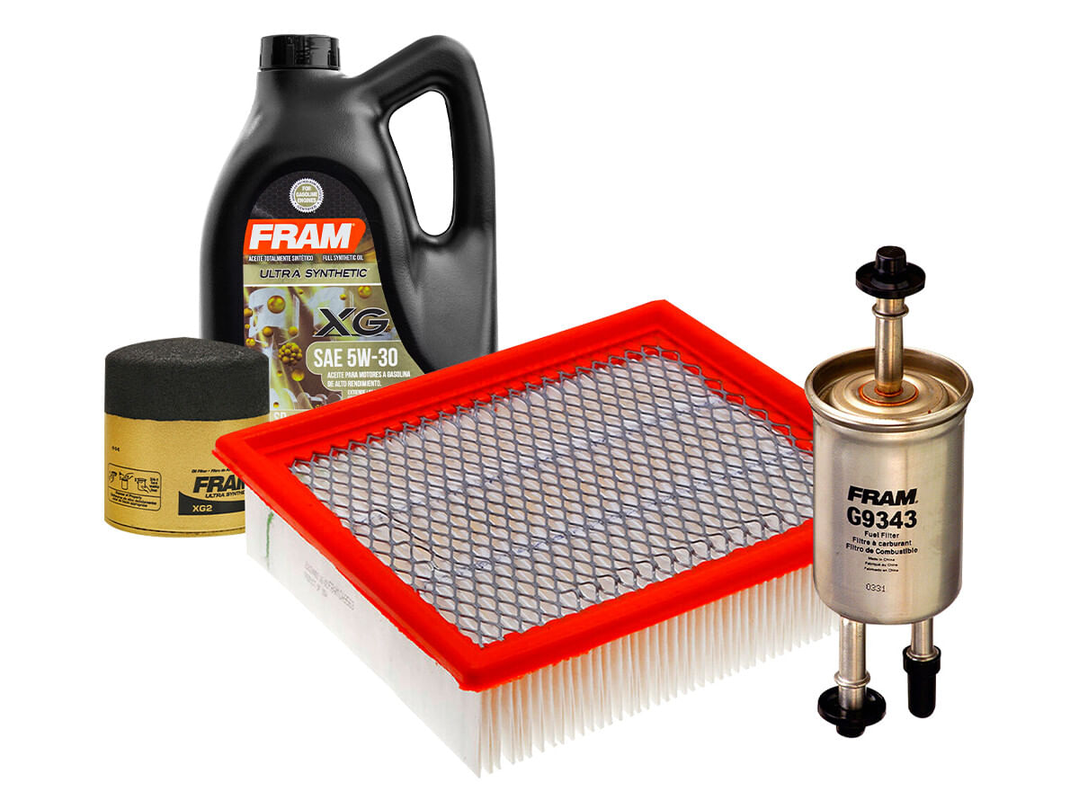Kit De Aceite Sintético 5W30 Y 3 Filtros (4 Piezas)
