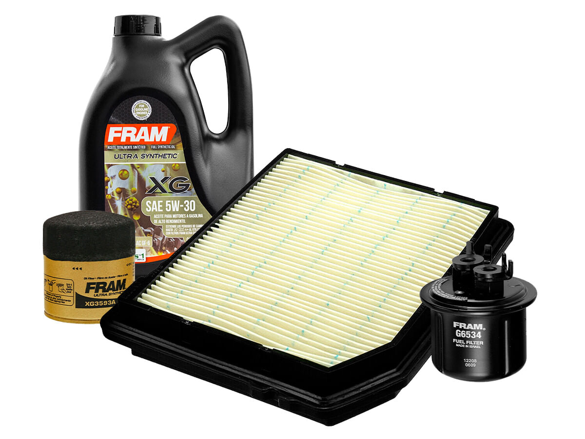 Kit De Aceite Sintético 5W30 Y 3 Filtros (4 Piezas)