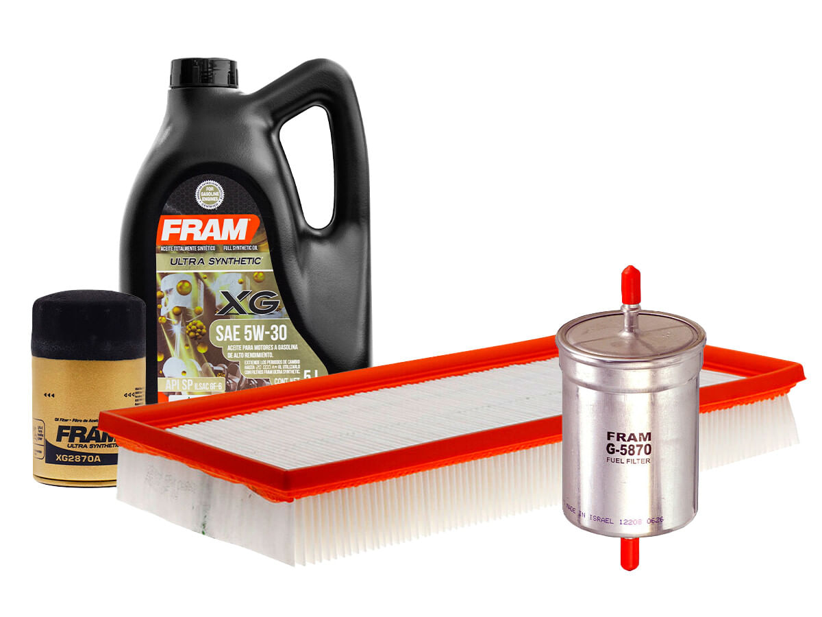 Kit De Aceite Sintético 5W30 Y 3 Filtros (4 Piezas)