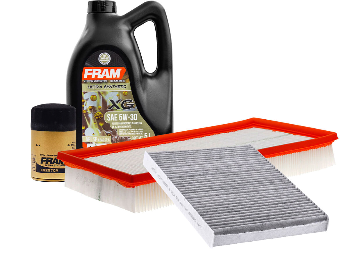 Kit De Aceite Sintético 5W30 Y 3 Filtros (4 Piezas)