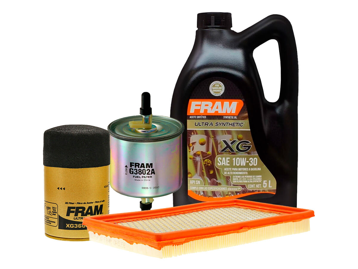 Kit De Aceite Sintético 10W30 Y 3 Filtros (4 Piezas)