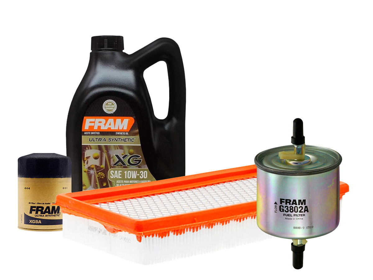 Kit De Aceite Sintético 10W30 Y 3 Filtros (4 Piezas)