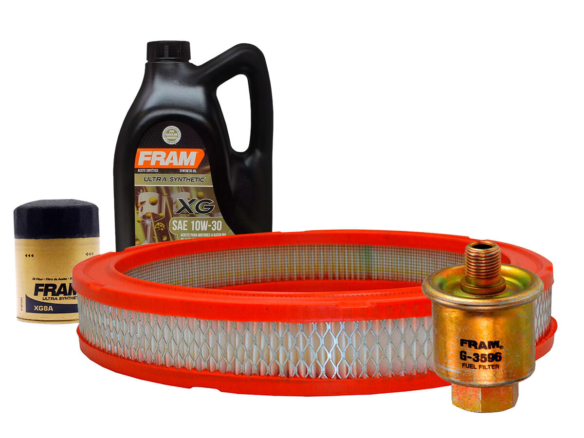 Kit De Aceite Sintético 10W30 Y 3 Filtros (4 Piezas)