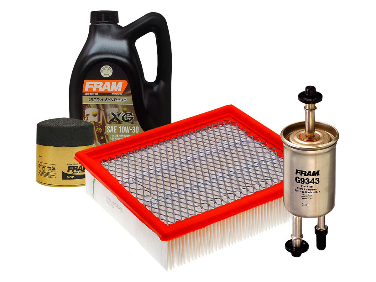 Kit De Aceite Sintético 10W30 Y 3 Filtros (4 Piezas)