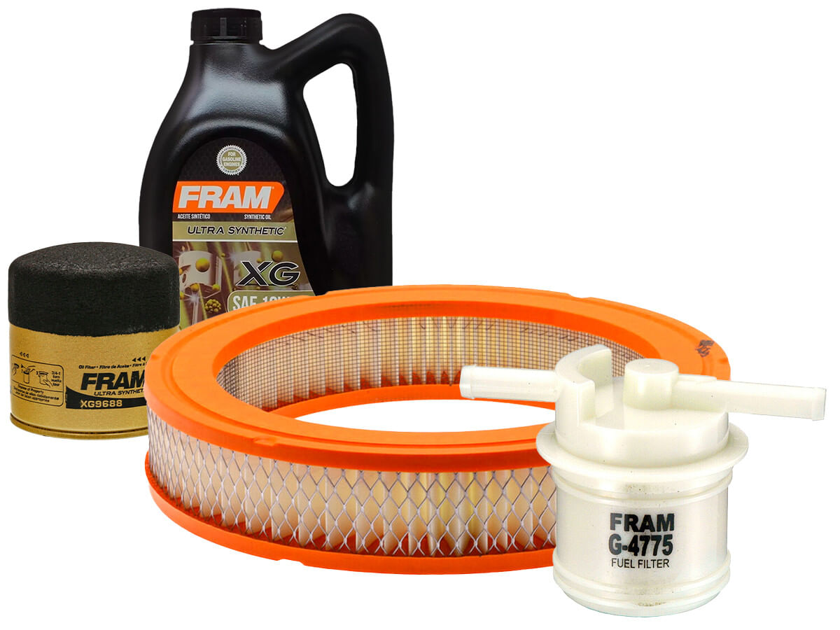 Kit De Aceite Sintético 10W30 Y 3 Filtros (4 Piezas)