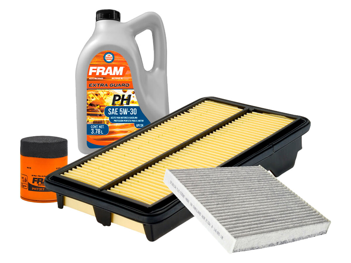 Kit De Aceite Mineral 5W30 Y 3 Filtros (4 Piezas)