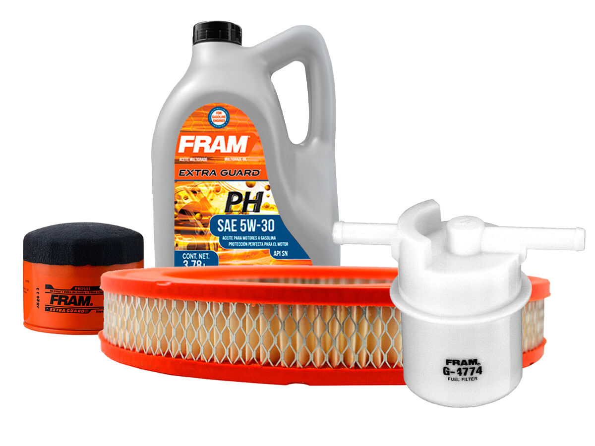 Kit De Aceite Mineral 5W30 Y 3 Filtros (4 Piezas)