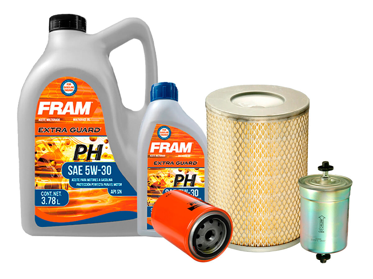 Kit De Aceite Mineral 5W30 Y 3 Filtros (5 Piezas)