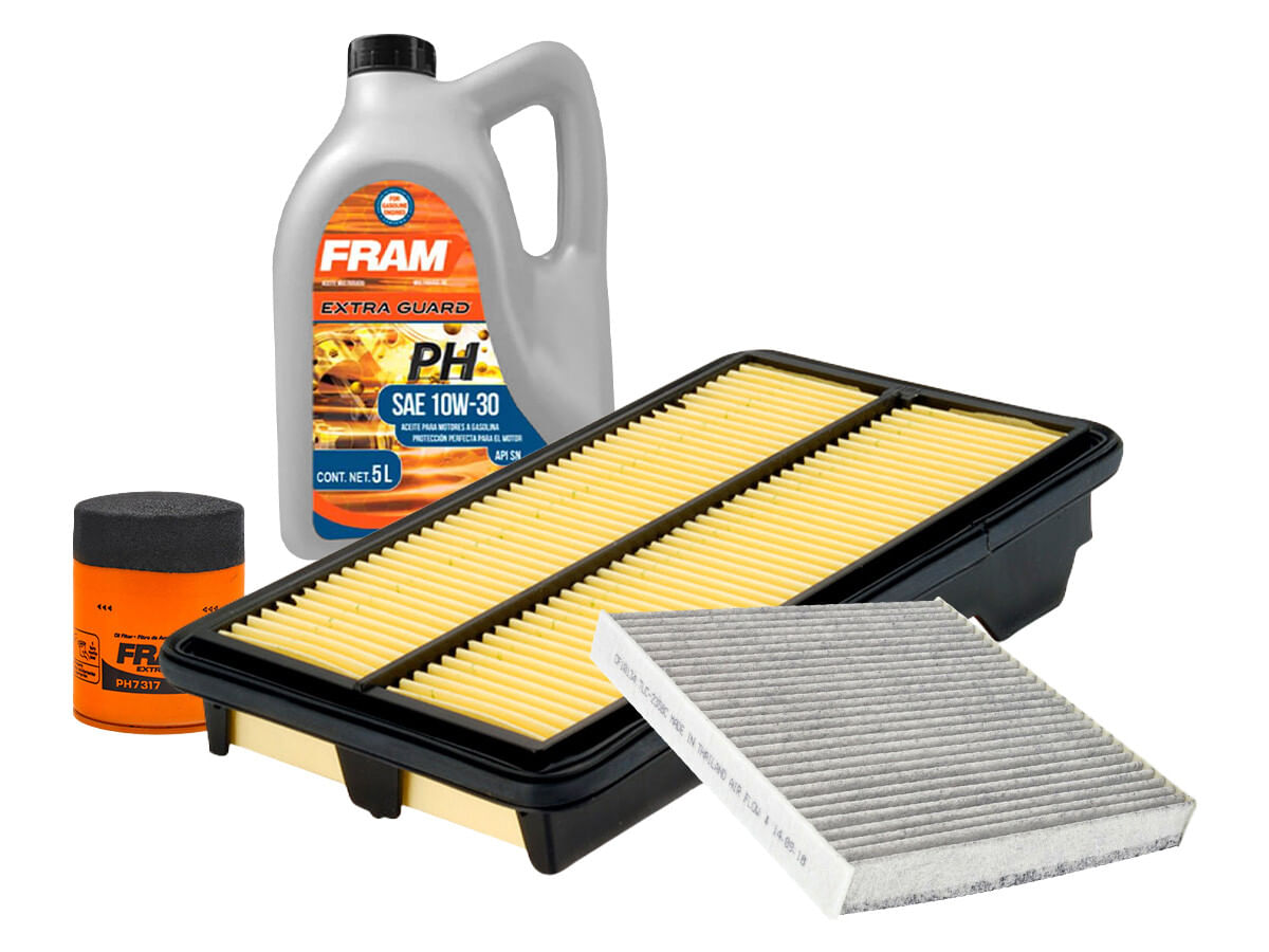 Kit De Aceite Mineral 10W30 Y 3 Filtros (4 Piezas)