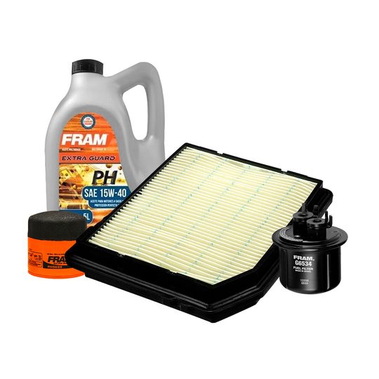 fram-kit-de-aceite-mineral-15w40-y-3-filtros-4-piezas-honda-civic-1988-1991-civic-l4-1-5l-l4-1-6l-0