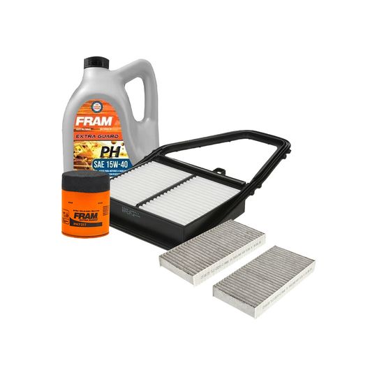 fram-kit-de-aceite-mineral-15w40-y-3-filtros-4-piezas-honda-civic-2001-2005-civic-l4-1-7l-l4-2-0l-l4-1-3l-0