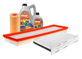 Kit De Aceite Mineral 15W40 Y 3 Filtros (5 Piezas)