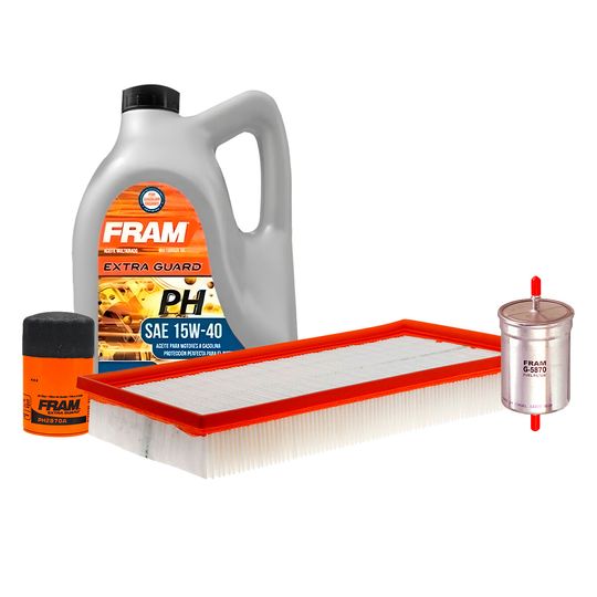 fram-kit-de-aceite-mineral-15w40-y-3-filtros-4-piezas-volkswagen-jetta-2000-2005-jetta-v6-2-8l-l4-1-8l-l4-2-0l-0