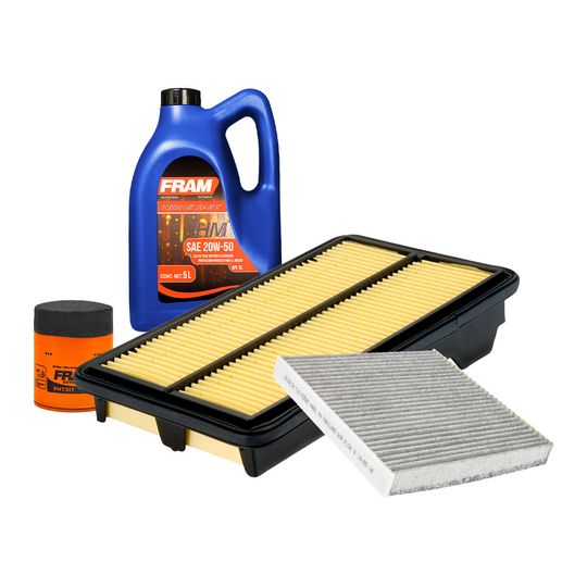 fram-kit-de-aceite-mineral-20w50-y-3-filtros-4-piezas-honda-civic-2006-2011-civic-l4-1-3l-l4-1-8l-l4-2-0l-0