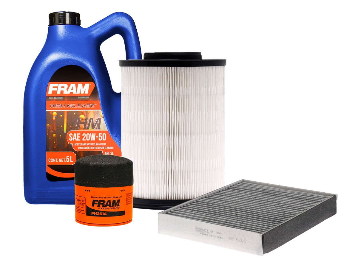 Kit De Aceite Mineral 20W50 Y 3 Filtros (4 Piezas)