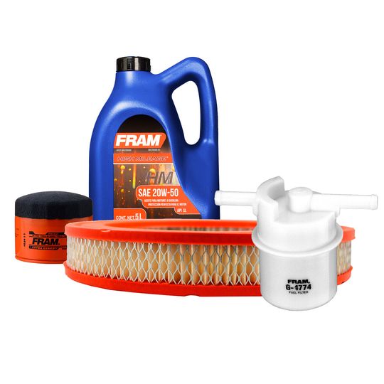 fram-kit-de-aceite-mineral-20w50-y-3-filtros-4-piezas-honda-civic-1984-1987-civic-l4-1-5l-l4-1-3l-0