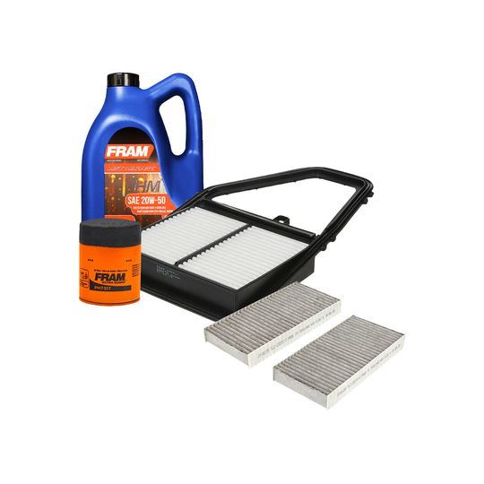 fram-kit-de-aceite-mineral-20w50-y-3-filtros-4-piezas-honda-civic-2001-2005-civic-l4-1-7l-l4-2-0l-l4-1-3l-0