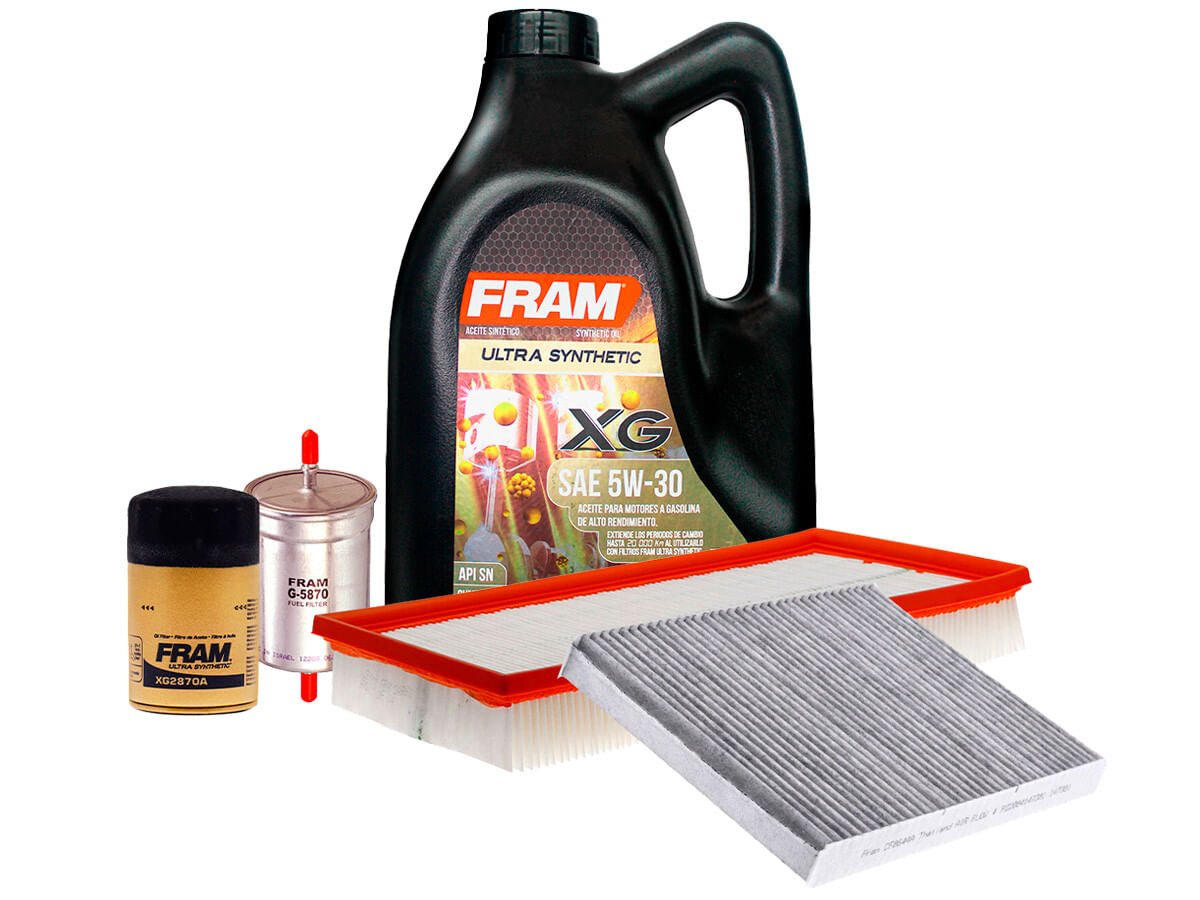 Kit De Aceite Sintético 5W30 Y 4 Filtros (5 Piezas)