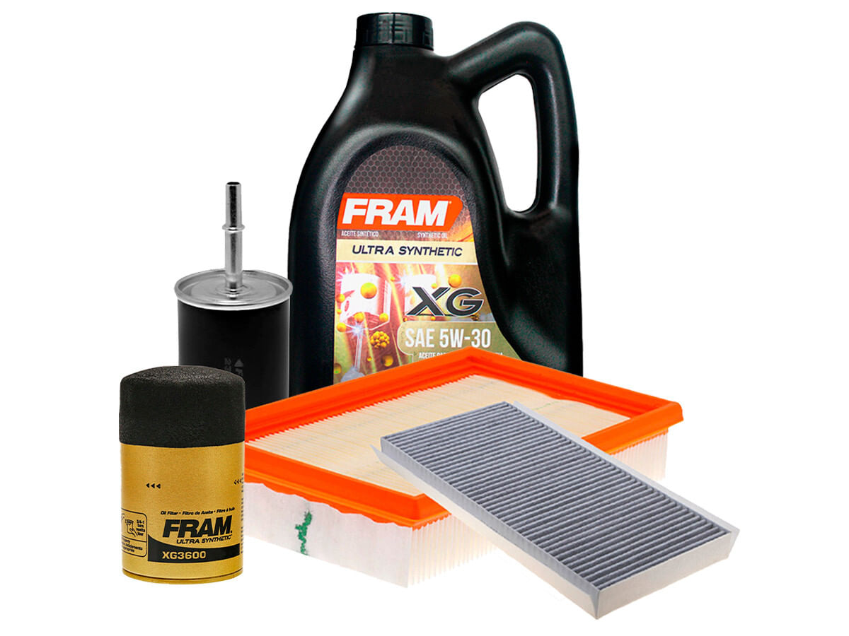 Kit De Aceite Sintético 5W30 Y 4 Filtros (5 Piezas)