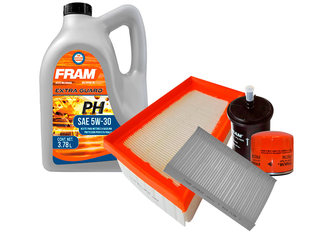 Kit De Aceite Mineral 5W30 Y 4 Filtros (5 Piezas)