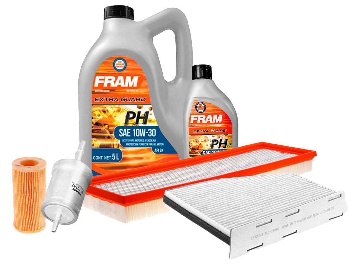Kit De Aceite Mineral 10W30 Y 4 Filtros (6 Piezas)