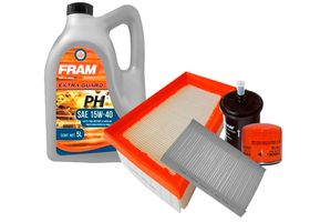 Kit De Aceite Mineral 15W40 Y 4 Filtros (5 Piezas)