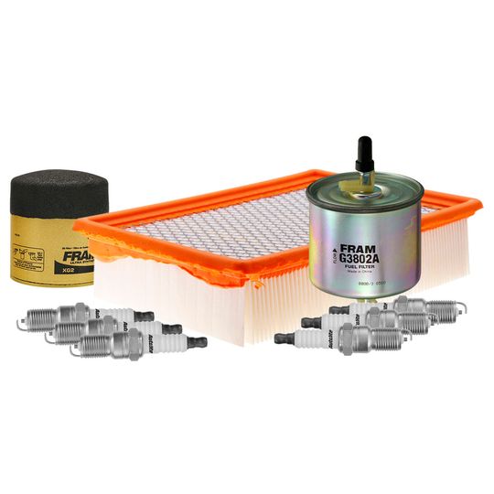 fram-autolite-kit-de-bujias-cobre-y-filtros-para-afinacion-para-aceite-sintetico-9-piezas-ford-escape-2001-2006-escape-v6-3-0l-0