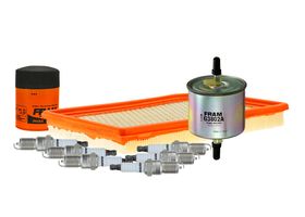 Kit De Bujías Platino Y Filtros Para Afinación Para Aceite Mineral (9 Piezas)