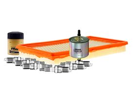 Kit De Bujías Iridio Y Filtros Para Afinación Para Aceite Sintético (9 Piezas)