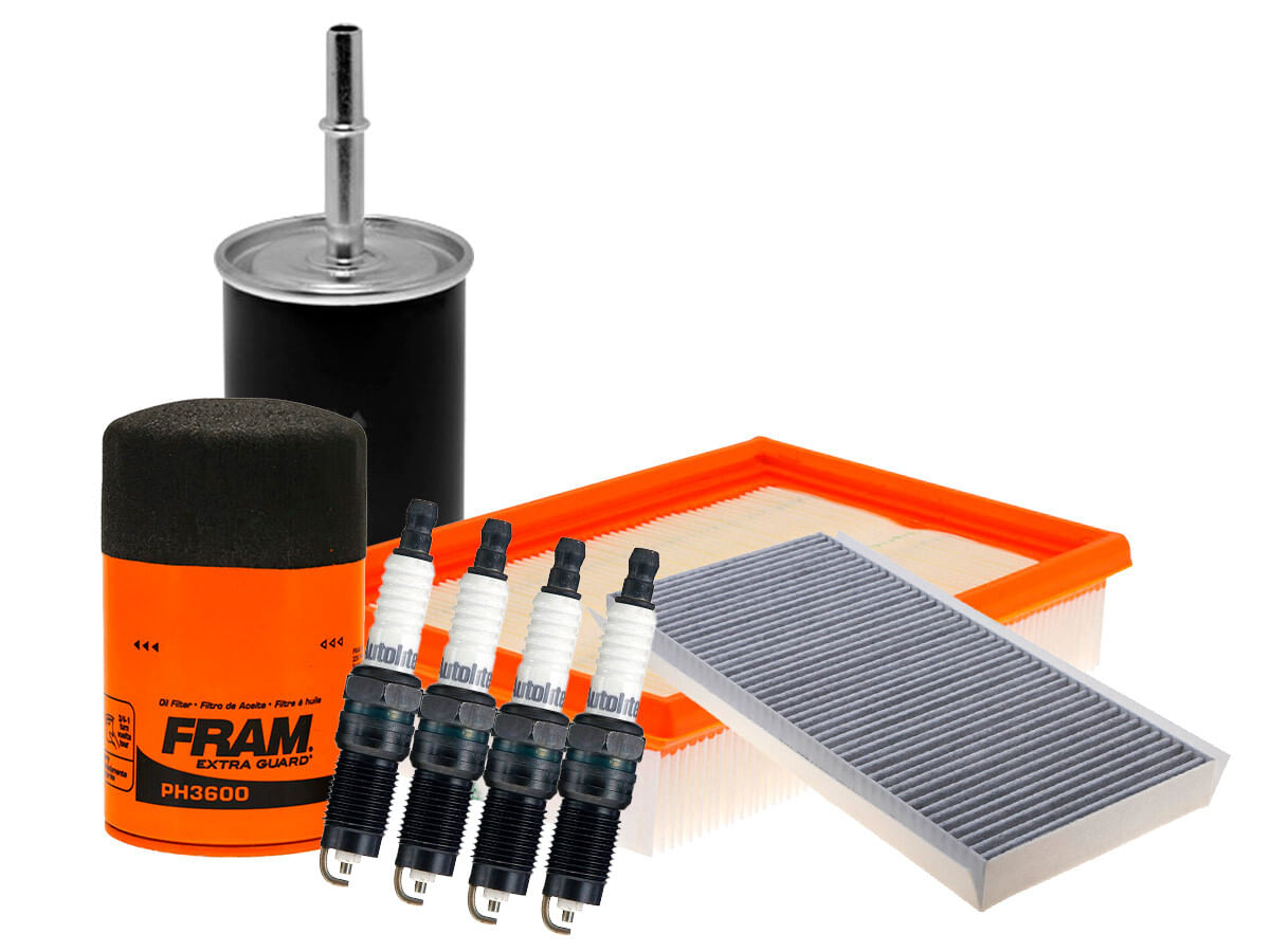 Kit De Bujías Cobre Y Filtros Para Afinación Para Aceite Mineral (8 Piezas)