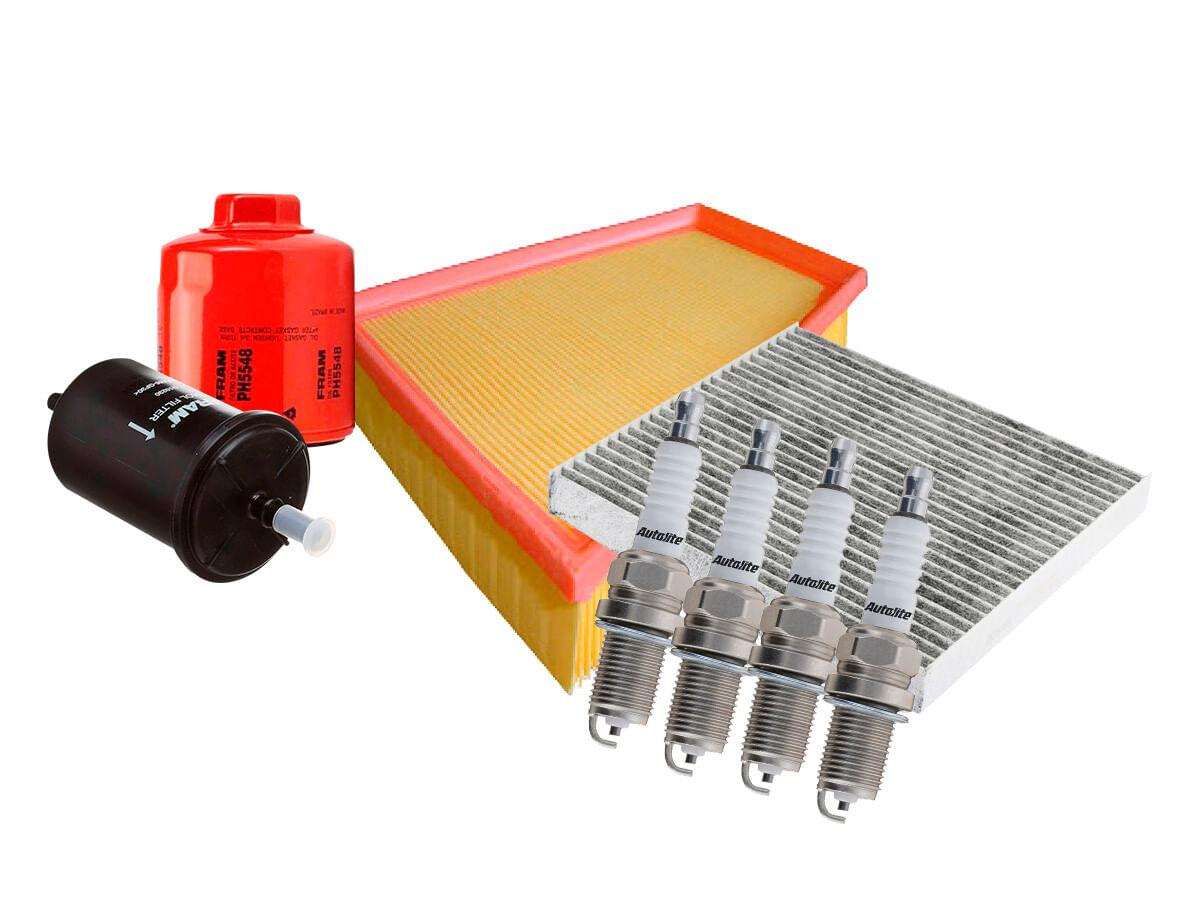 Kit De Bujías Cobre Y Filtros Para Afinación Para Aceite Mineral (8 Piezas)