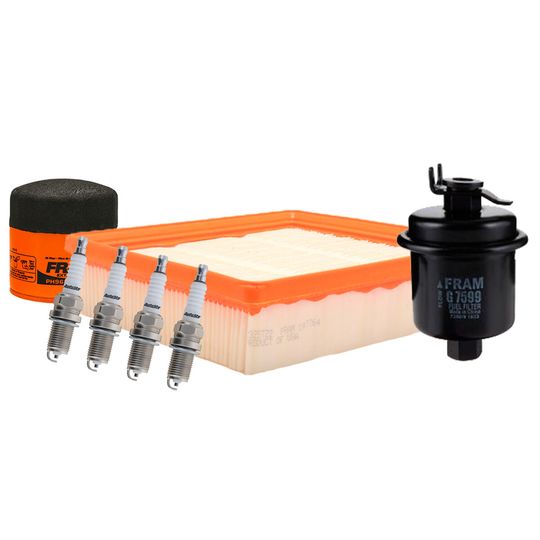 fram-autolite-kit-de-bujias-cobre-y-filtros-para-afinacion-para-aceite-mineral-7-piezas-honda-cr-v-1997-2001-cr-v-l4-2-0l-0