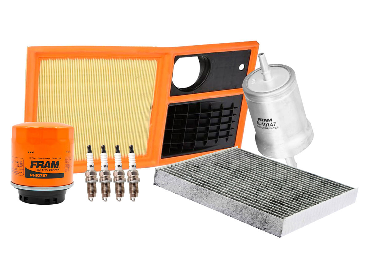 Kit De Bujías Cobre Y Filtros Para Afinación Para Aceite Mineral (8 Piezas)