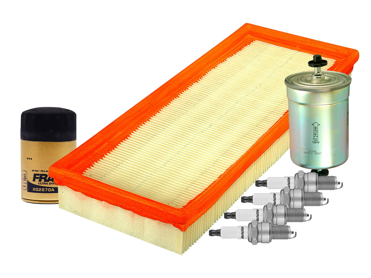 Kit De Bujías Cobre Y Filtros Para Afinación Para Aceite Sintético (7 Piezas)