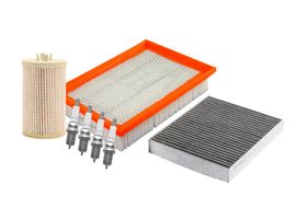 Kit De Bujías Iridio Y Filtros Para Afinación Para Aceite Sintético (7 Piezas)