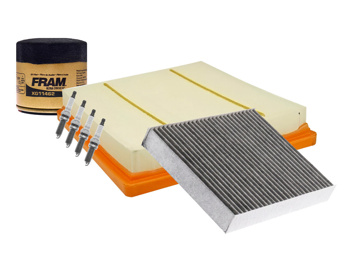 Kit De Bujías Iridio Y Filtros Para Afinación Para Aceite Sintético (7 Piezas)