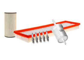 Kit De Bujías Cobre Y Filtros Para Afinación Para Aceite Sintético (8 Piezas)